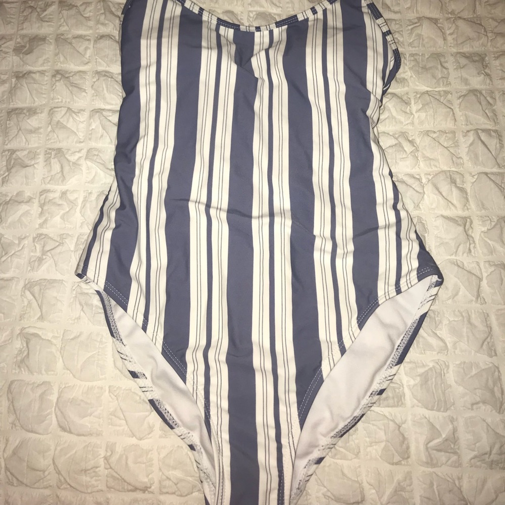Striped one piece